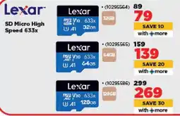 HiFi Corp Lexar SD Micro High Speed 633x offer