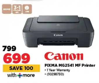 HiFi Corp Canon PIXMA MG2541 MF Printer offer