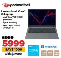 HiFi Corp Packard Bell Lemans Intel Core i3 Laptop offer