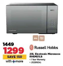 HiFi Corp Russell Hobbs Electronic Microwave RHEM21LB offer