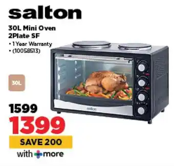 HiFi Corp Salton Mini Oven 2Plate SF offer