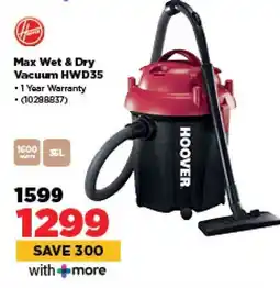 HiFi Corp Hoover Max Wet & Dry Vacuum HWD35 offer