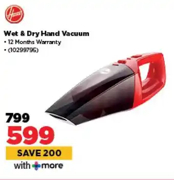 HiFi Corp Hoover Wet & Dry Hand Vacuum offer