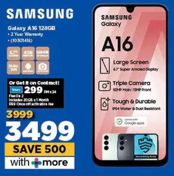 HiFi Corp SAMSUNG Galaxy A16 128GB offer