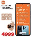 HiFi Corp Redmi Note 14 offer