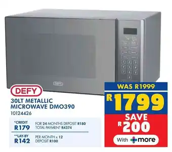 Russells Defy metallic microwave offer