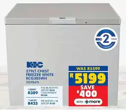 Russells KIC chest freezer white offer