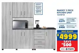 Russells Ramsey 2 piece kitchen unit offer