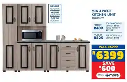 Russells Mia 3 piece kitchen unit offer