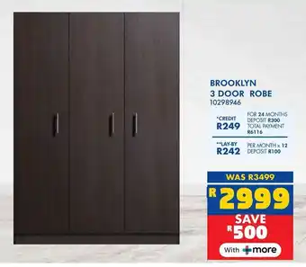 Russells Brooklyn 3 door robe offer