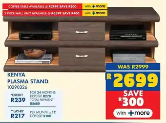 Russells Kenya plasma stand offer