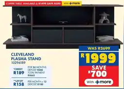 Russells Cleveland plasma stand offer