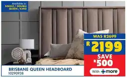 Russells Brisbane queen headboard offer