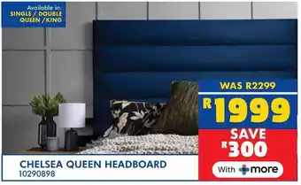 Russells Chelsea queen headboard offer