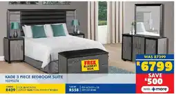 Russells Kade 3 piece bedroom suite offer