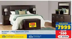 Russells Belmont 3 piece bedroom suite offer