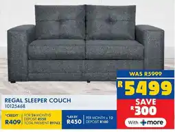 Russells Regal sleeper couch offer