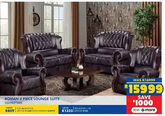 Russells Roman 4 piece lounge suite offer