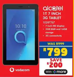 Russells Alcatel 1T 7 inch 3G Tablet offer