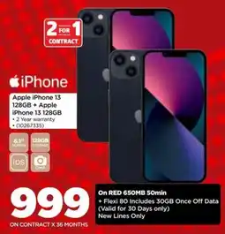 HiFi Corp Apple iPhone 13 128GB + Apple iPhone 13 128GB offer