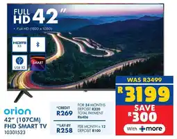 Russells Orion 42" (107CM) FHD SMART TV offer