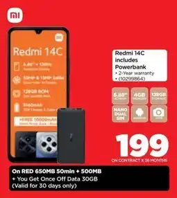 HiFi Corp Redmi 14C includes Powerbank offer