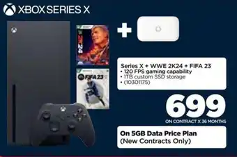 HiFi Corp XBOX Series X + WWE 2K24 + FIFA 23 offer