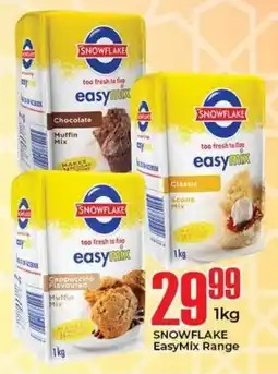 Elite Cash & Carry SNOWFLAKE EasyMix Range offer