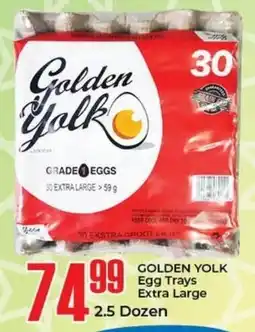 Elite Cash & Carry GOLDEN YOLK Egg Trays Extra Large offer