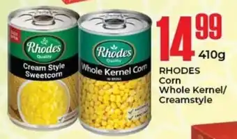 Elite Cash & Carry RHODES Corn Whole Kernel/ Creamstyle offer