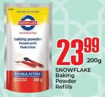 Elite Cash & Carry SNOWFLAKE Baking Powder Refills offer