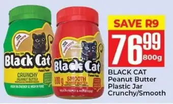 Elite Cash & Carry BLACK CAT Peanut Butter Plastic Jar Crunchy/Smooth offer