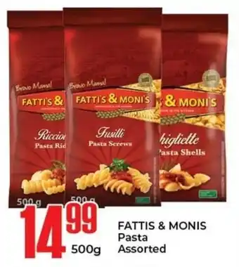 Elite Cash & Carry FATTIS & MONIS Pasta Assorted offer