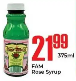 Elite Cash & Carry FAM Rose Syrup offer