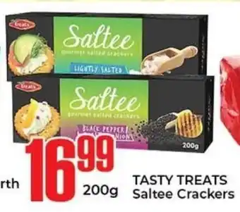 Elite Cash & Carry TASTY TREATS Saltee Crackers offer