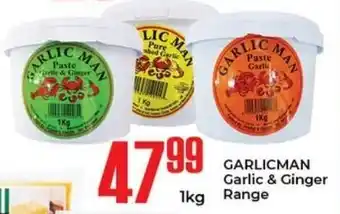 Elite Cash & Carry GARLICMAN Garlic & Ginger Range offer