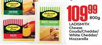 Elite Cash & Carry LADISMITH Cheese Gouda/Cheddar/ White Cheddar/ Mozzarella offer