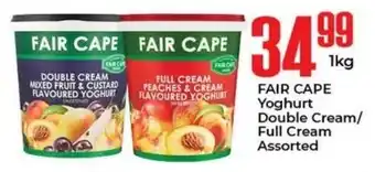 Elite Cash & Carry FAIR CAPE Yoghurt Double Cream/ Full Cream Assorted offer