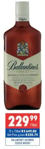 Ultra Liquors Balantine's blended scotch whisky offer