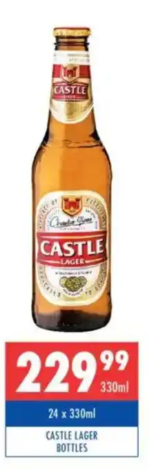 Ultra Liquors Castle lager bottles offer