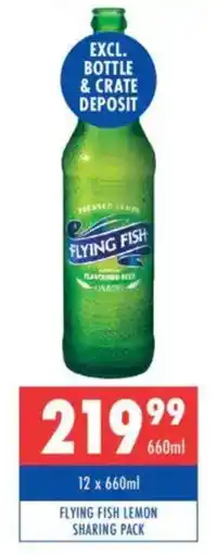 Ultra Liquors Flying fish lemon sharing pack offer