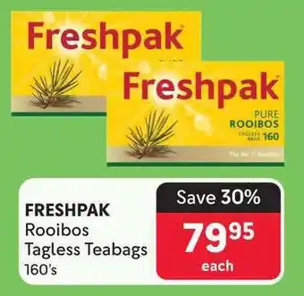 Makro FRESHPAK Rooibos Tagless Teabags offer