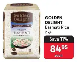 Makro GOLDEN DELIGHT Basmati Rice offer