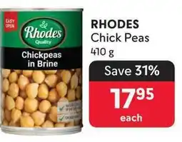 Makro RHODES Chick Peas offer