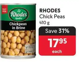 Makro RHODES Chick Peas offer