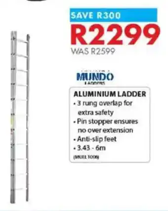 Chamberlain MUNDO Aluminium Ladder offer