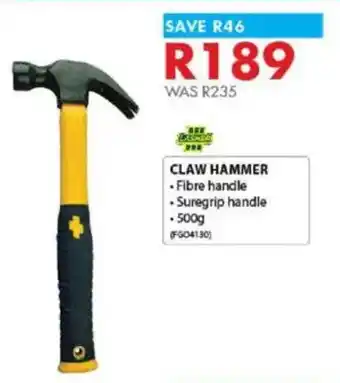 Chamberlain LASHER Claw Hammer offer