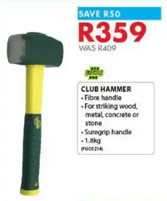 Chamberlain LASHER Club Hammer offer