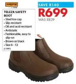 Chamberlain Teleza safety boot offer