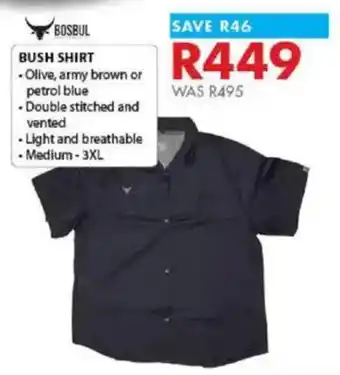 Chamberlain BOSBUL Bush Shirt offer